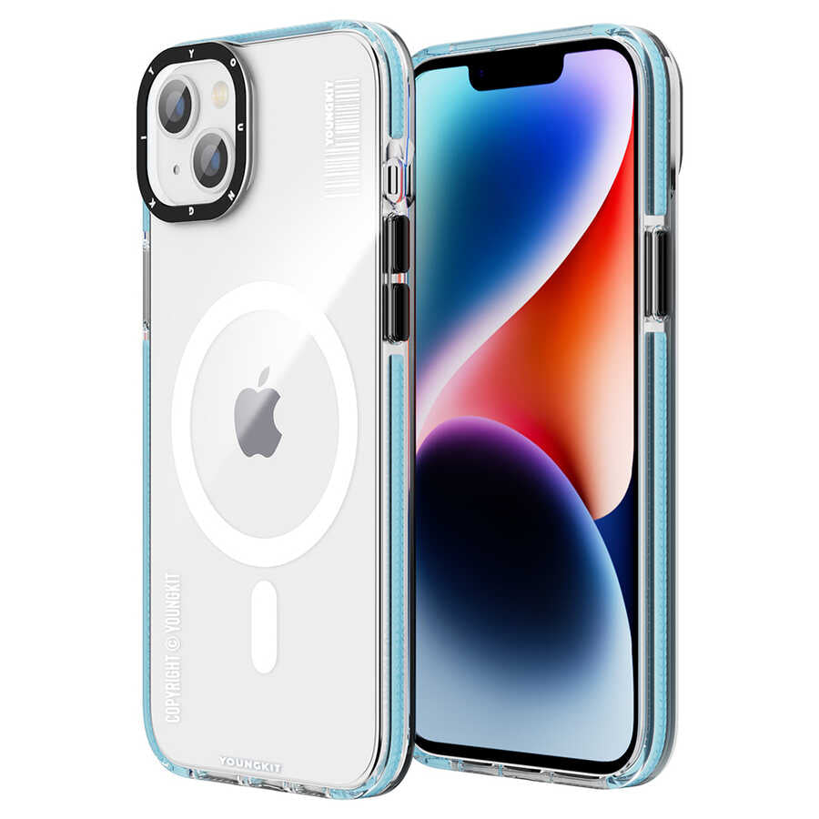 YoungKit Exquisite Serisi iPhone 14 Magsafe Şarj Özellikli Telefon Kılıfı - 1