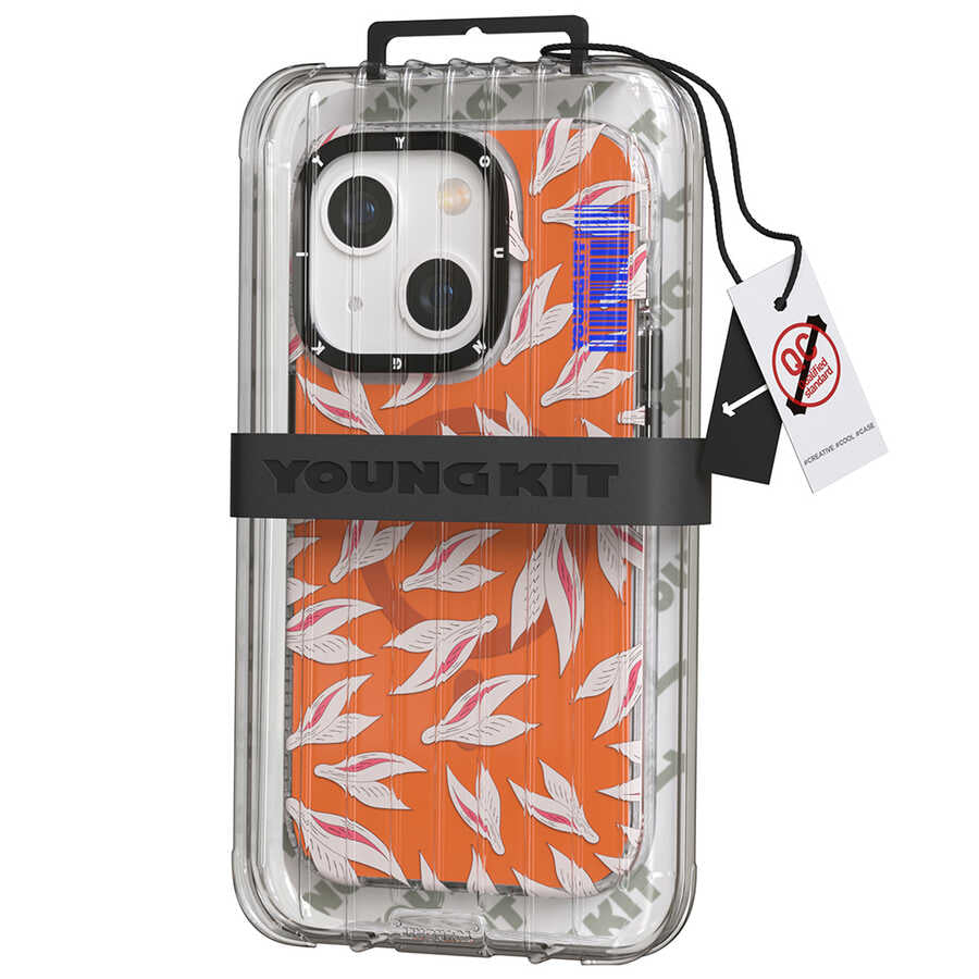 iPhone 14 Kılıf M-safe Şarj Özellikli Youngkit Play Rabbit Serisi Kılıf - 7
