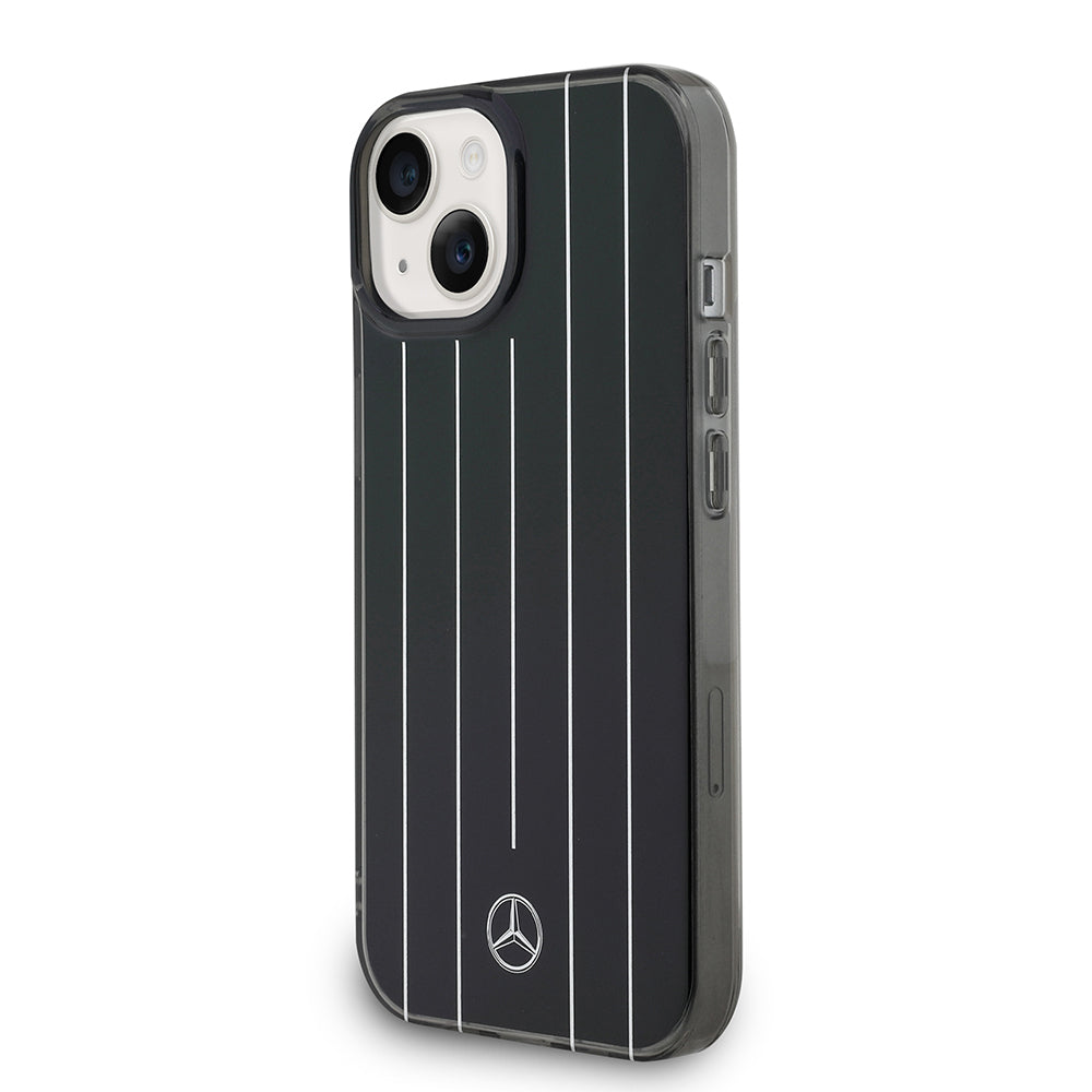 Mercedes Benz iPhone 14 Orjinal Lisanslı New Urban 3 Sert PC Paralel Çizgi Desenli Kılıf