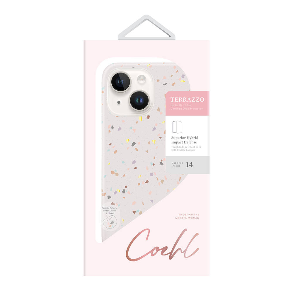 Coehl Terrazzo iPhone 14 Mozaik Desenli Telefon Kılıfı
