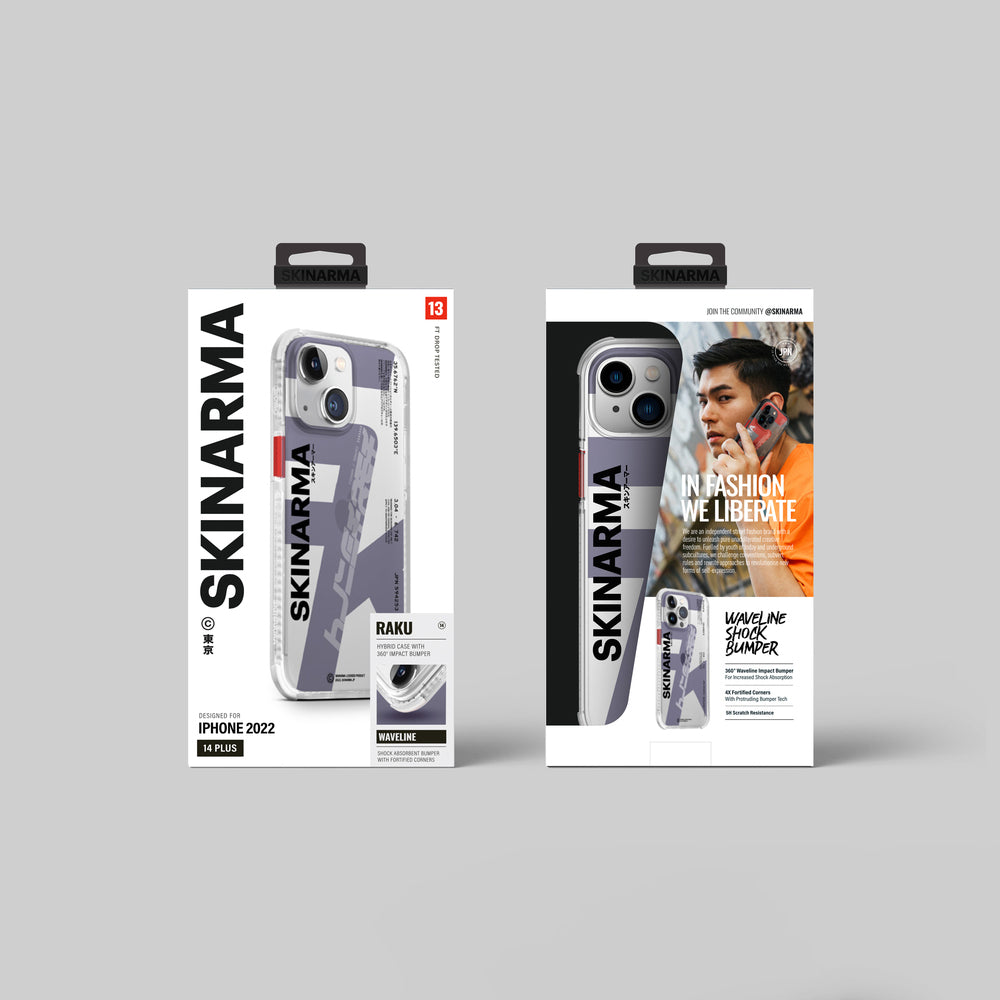 SkinArma iPhone 14 Şeffaf Airbag Tasarımlı Raku Telefon Kılıfı