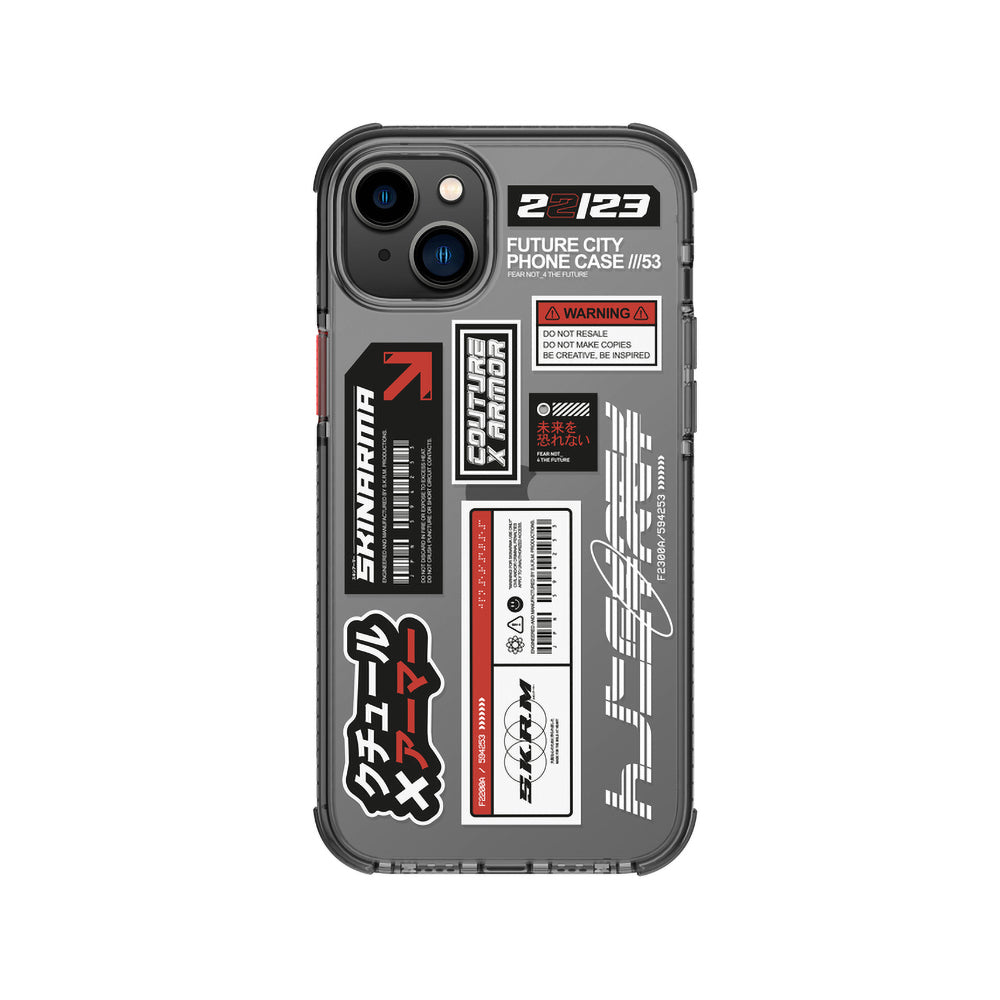 SkinArma iPhone 14 Şeffaf Desenli Airbag Tasarımlı Taito Telefon Kılıfı