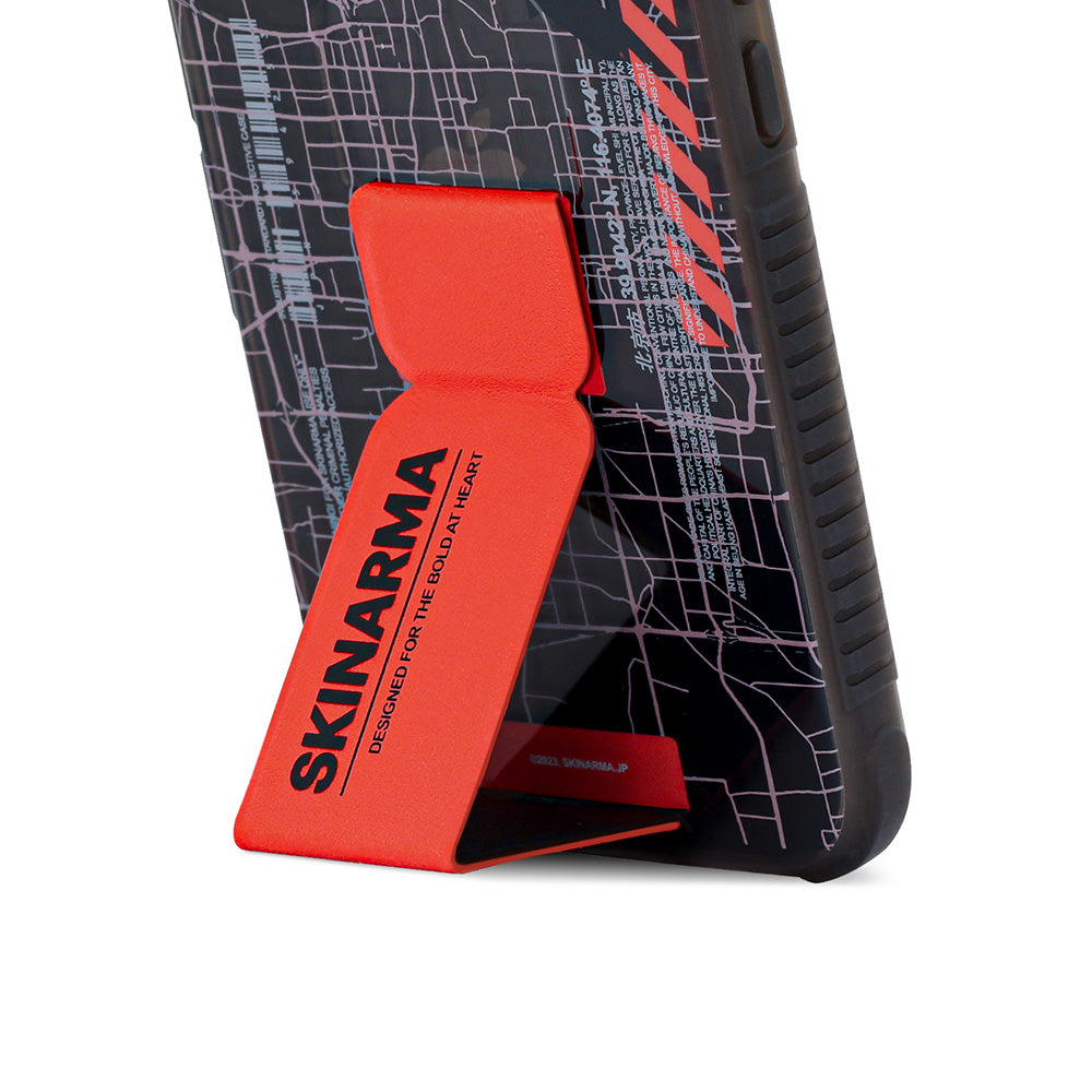 SkinArma iPhone 14 Şeffaf Desenli Standlı Ryoiki Telefon Kılıfı