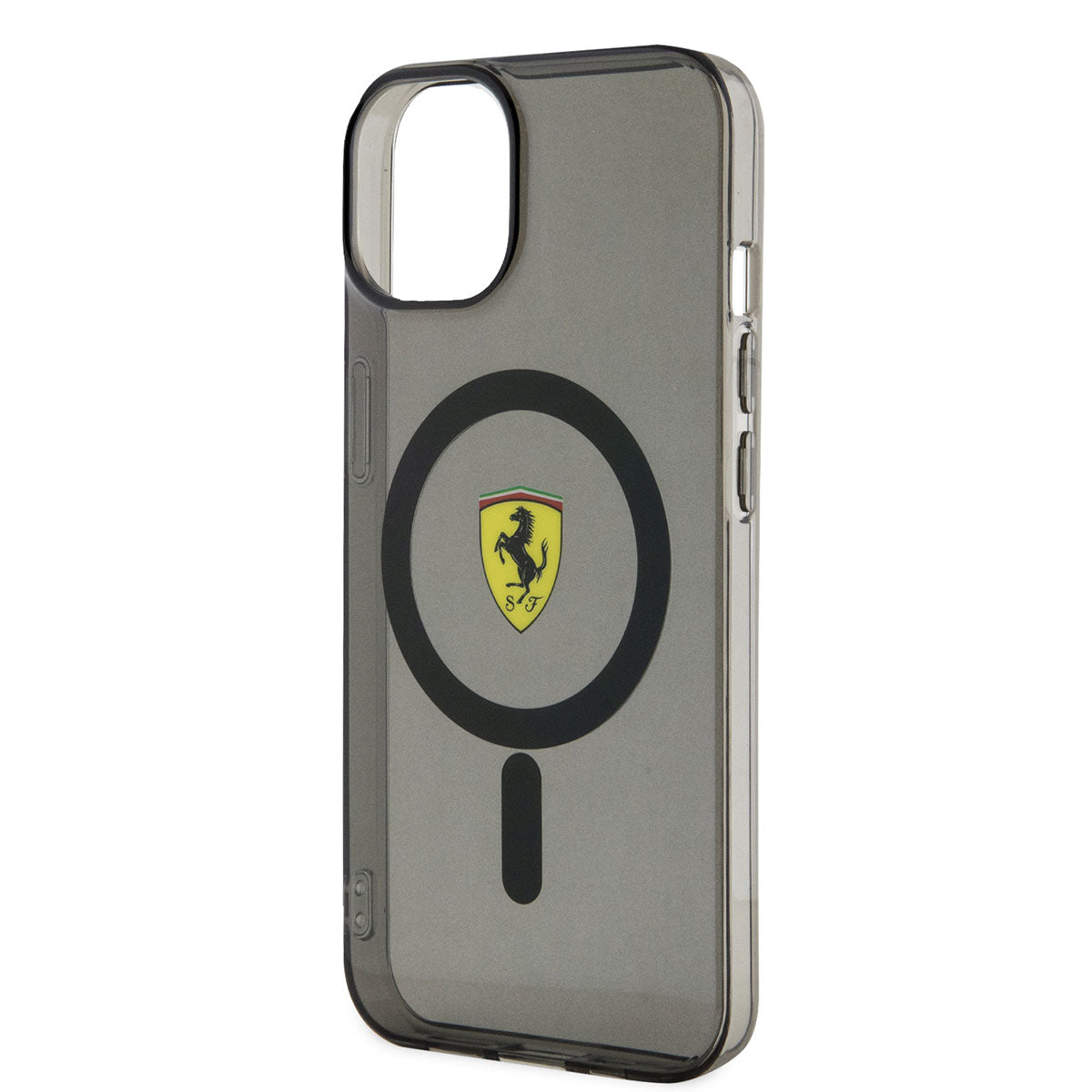 Ferrari iPhone 14 Plus M-safe Şarj Özellikli Yarı Transparan Dizayn Telefon Kılıfı