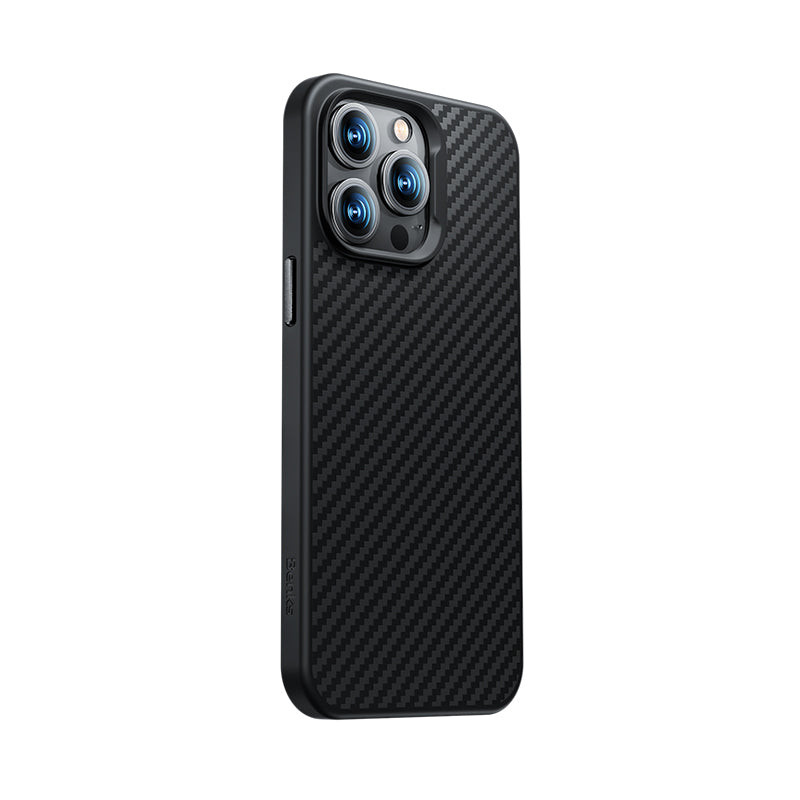 Benks Hybrid ArmorPro 1500D iPhone 14 Plus Karbon Fiber M-safe Şarj Özellikli Kevlar Kılıf