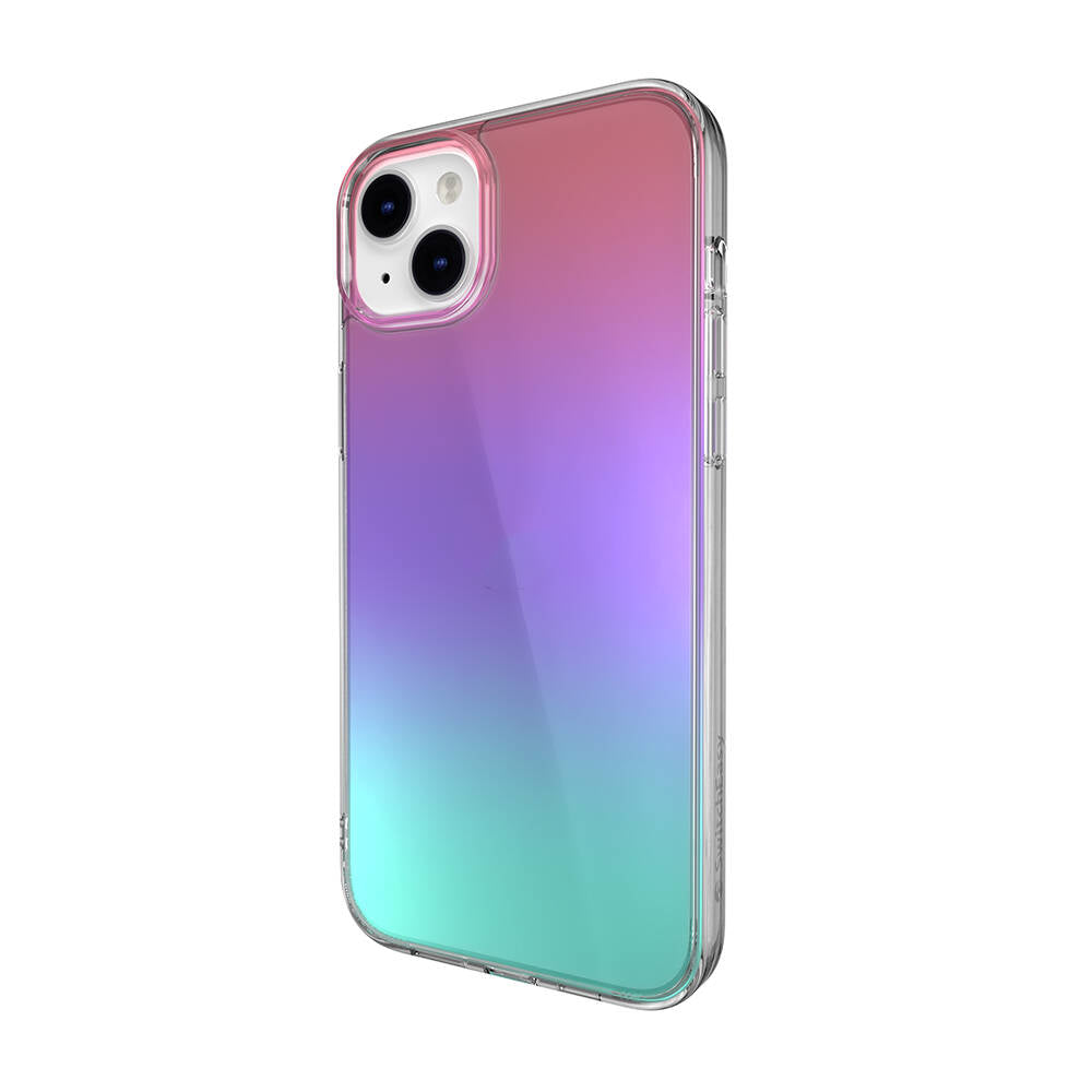 Switcheasy Crush Plus iPhone 14 Plus Renk Geçişli Kenarları Şeffaf Tasarımlı Lisanslı Kılıf