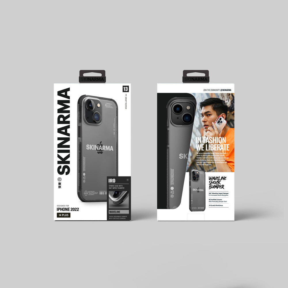 SkinArma iPhone 14 Plus Şeffaf Airbag Tasarımlı Iro Telefon Kılıfı