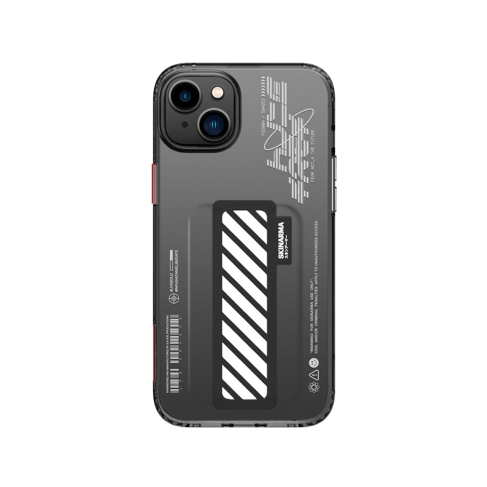 SkinArma iPhone 14 Plus Şeffaf Desenli Kaze Telefon Kılıfı