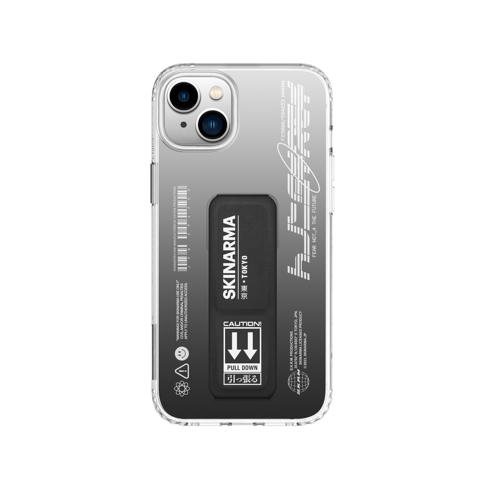 SkinArma iPhone 14 Plus Standlı Şeffaf Tasarımlı Taihi Kobai Telefon Kılıfı