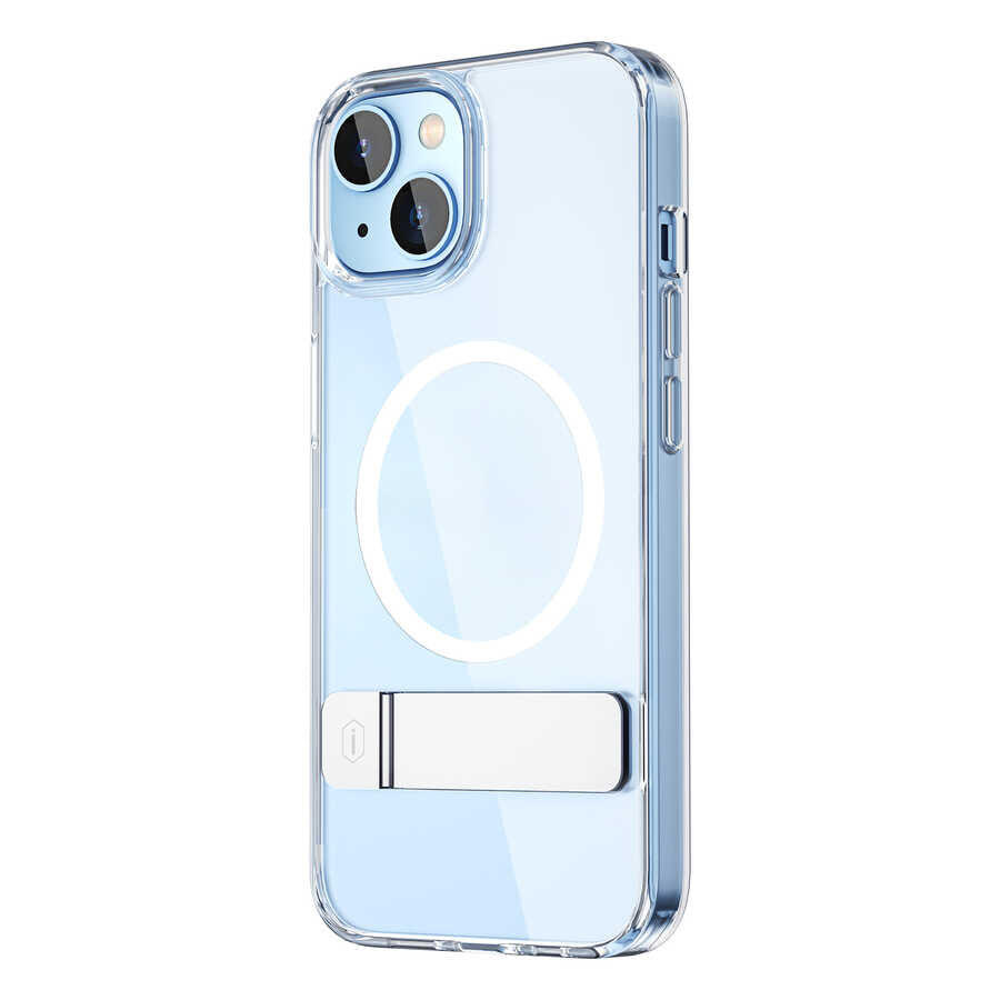 iPhone 14 Plus Kılıf Standlı M-safe Wireless Şarj Özellikli Wiwu Aurora Serisi Kılıf - 1
