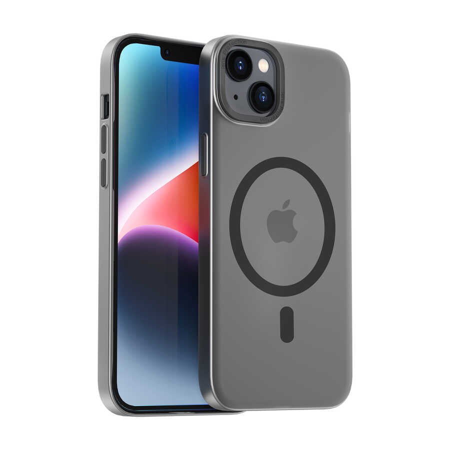 iPhone 14 Plus Wiwu Frosted Magnetic Buzlu Sert PC Kılıf - 1