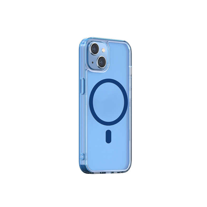 Wiwu iPhone 14 Plus Magsafe Lens Korumalı Şeffaf Silikon Telefon Kılıfı - 1