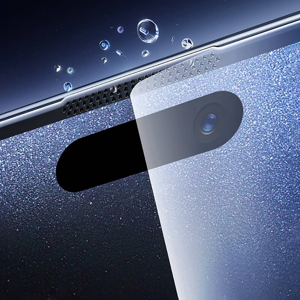 Wiwu SQ-008 iPhone 14 Plus Oleofobik Easy Install Darbeye Karşı Dayanıklı Temperli Cam Ekran Koruyucu + Kolay Uygulama Aparatlı