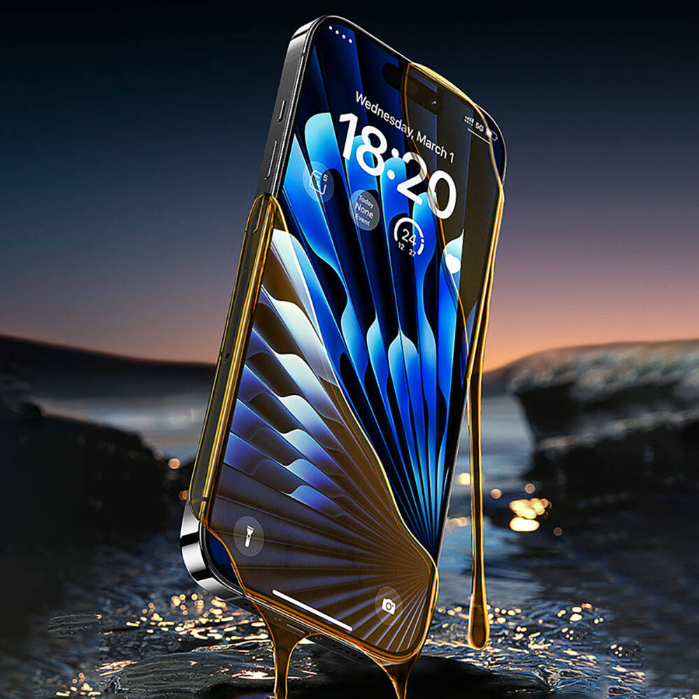 Benks V Pro iPhone 14 Pro Safir Shield Ekran Koruyucu + Kolay Uygulama Aparatlı