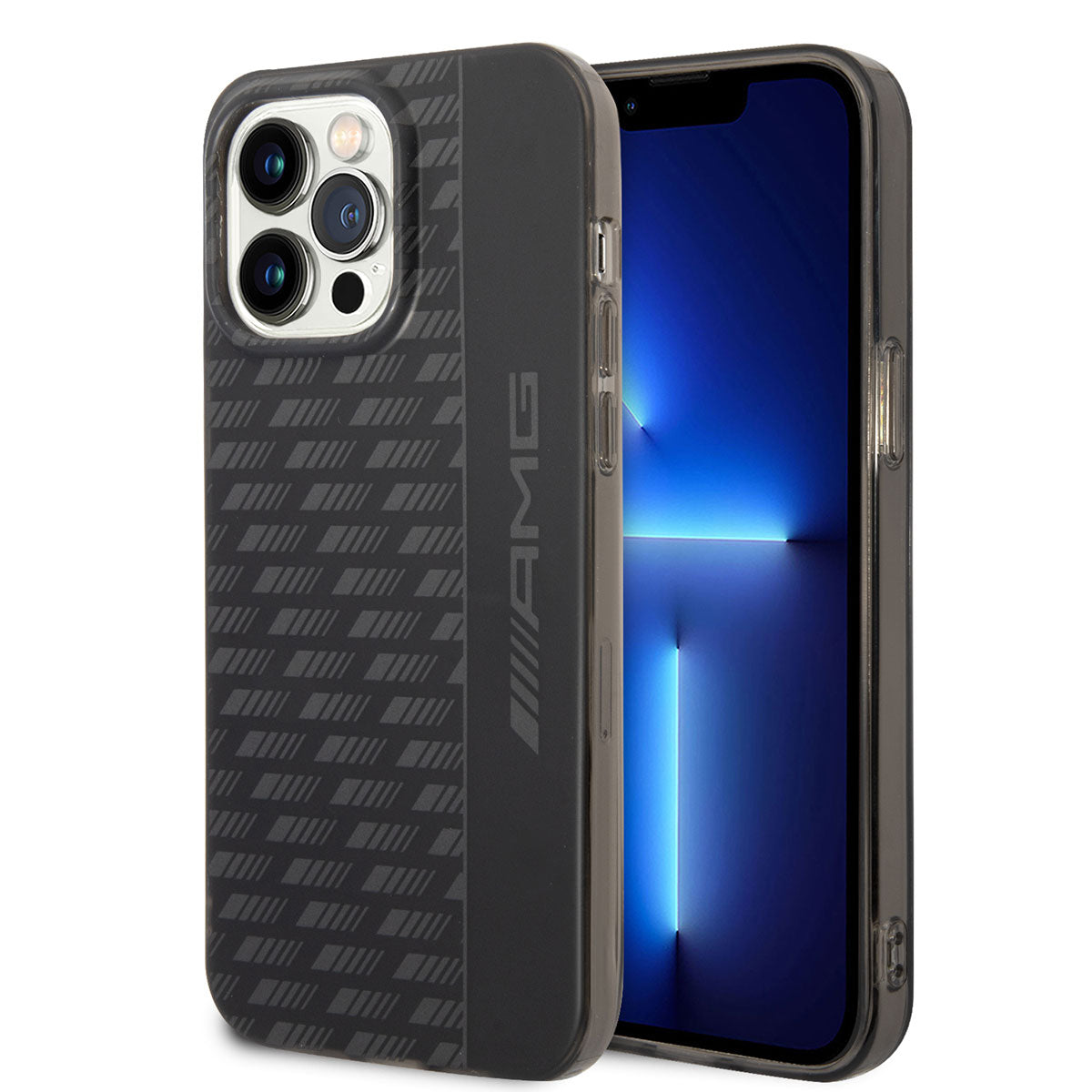AMG Frosted iPhone 14 Pro Buzlu PC Karbon Dizayn Kılıf