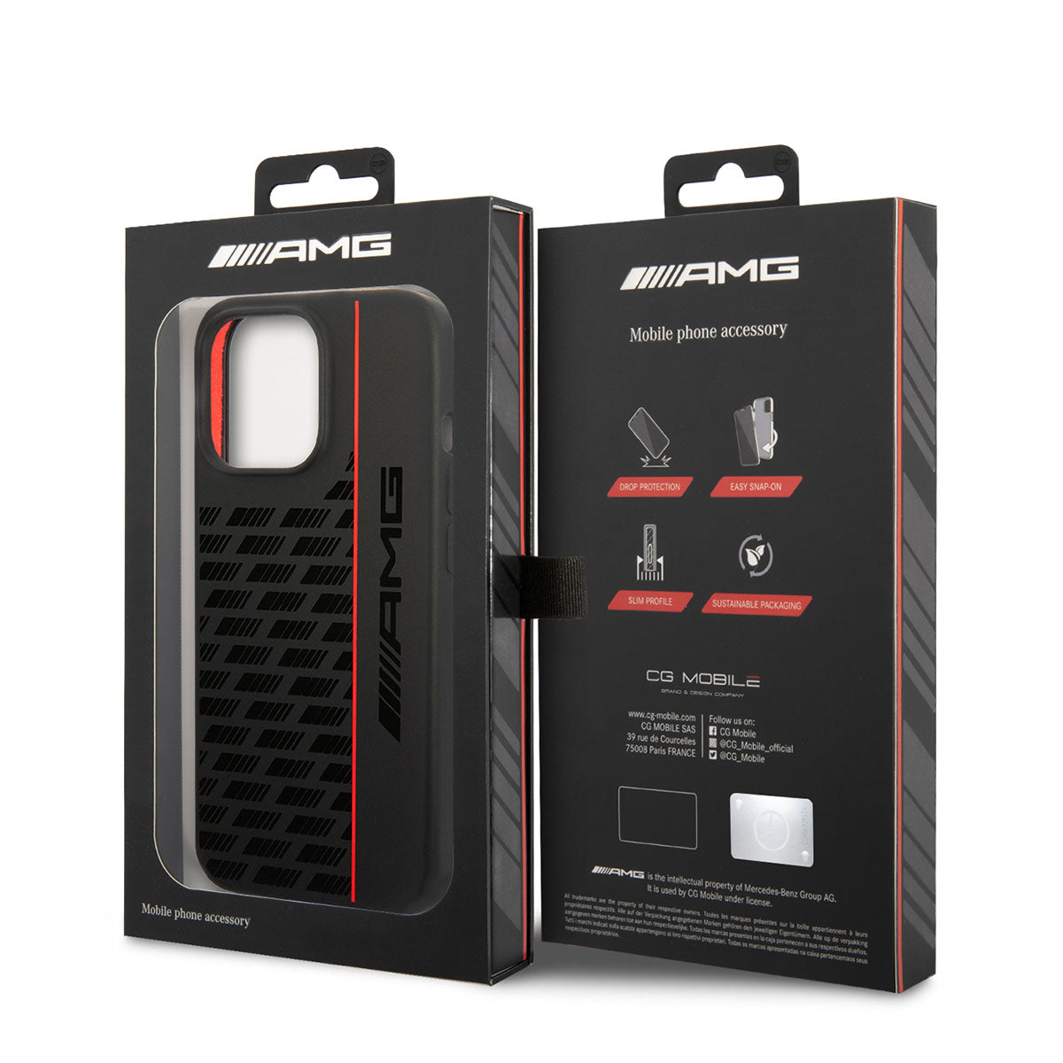 AMG iPhone 14 Pro M-safe Şarj Özellikli Liquid Silikon Karbon Dizayn Kılıf