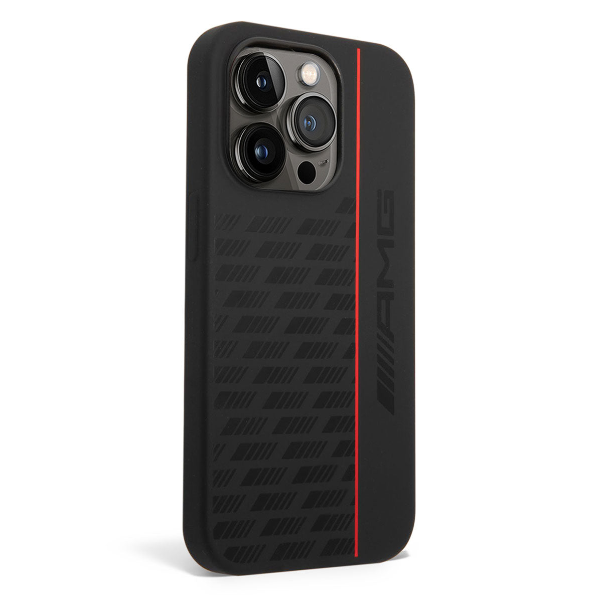 AMG iPhone 14 Pro M-safe Şarj Özellikli Liquid Silikon Karbon Dizayn Kılıf