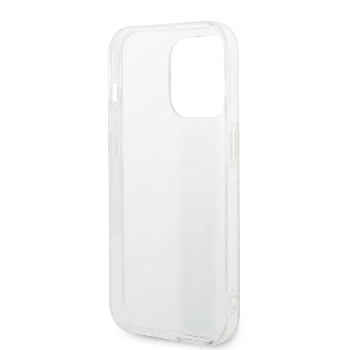 AMG iPhone 14 Pro Transparan Çift Katmanlı Karbon Dizayn II Telefon Kılıfı