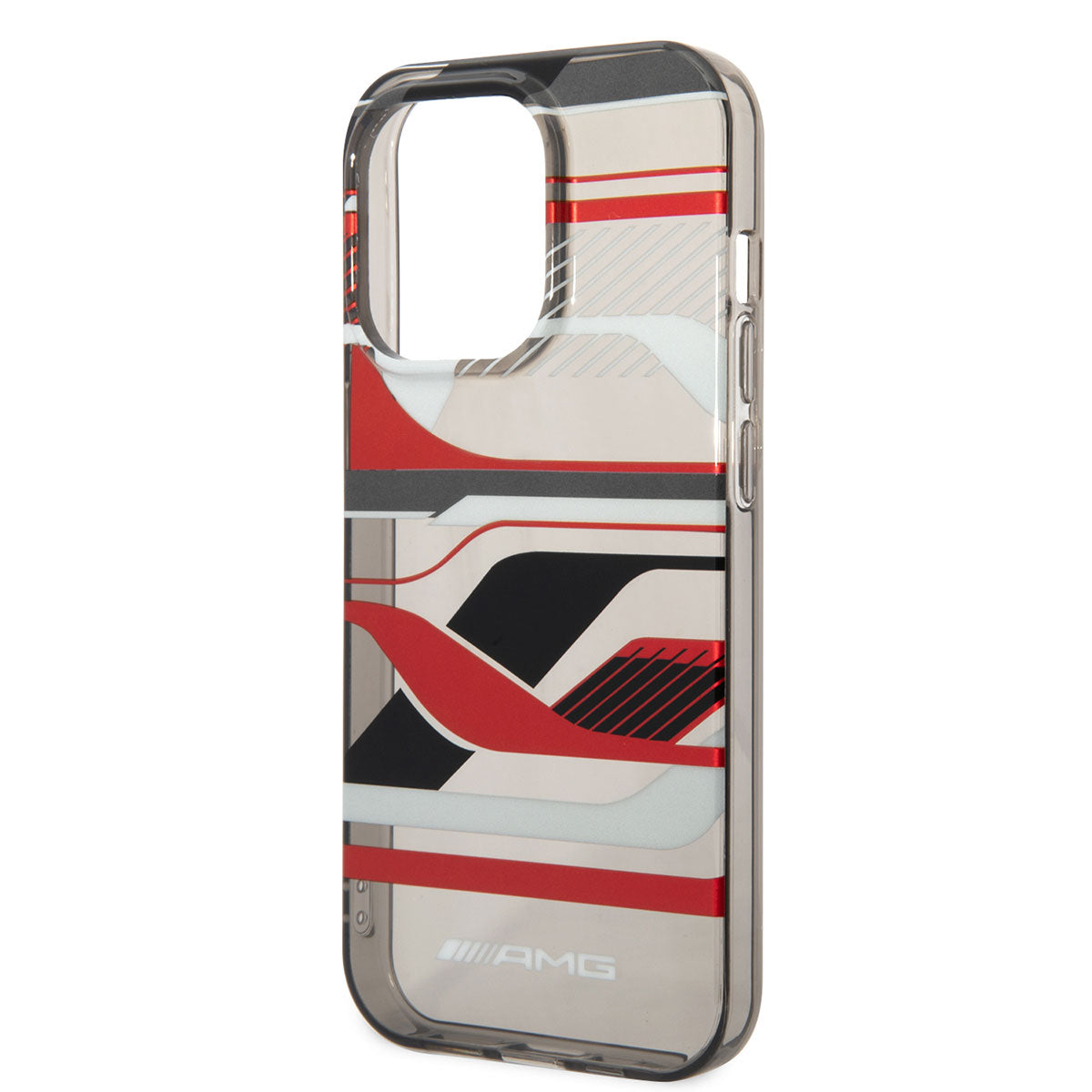 AMG iPhone 14 Pro Transparan Grafik Dizayn Telefon Kılıfı