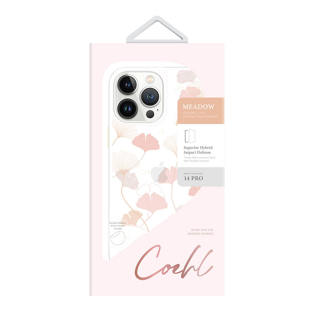 Coehl Meadow iPhone 14 Pro Çayır Çiçeği Desenli Telefon Kılıfı