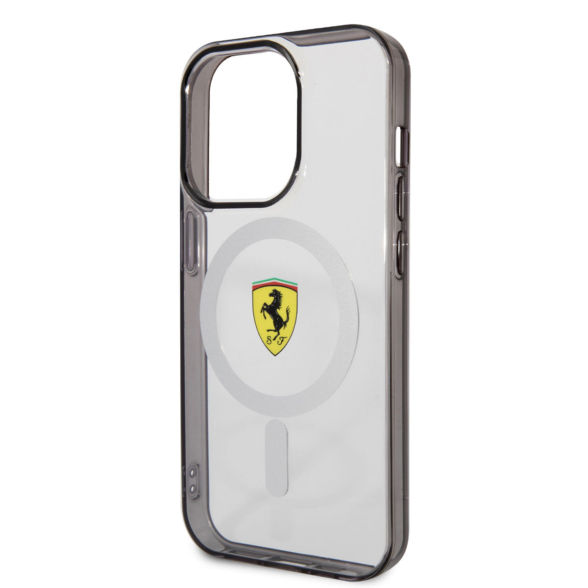 Ferrari iPhone 14 Pro M-safe Şarj Özellikli Transparan Dizayn Telefon Kılıfı