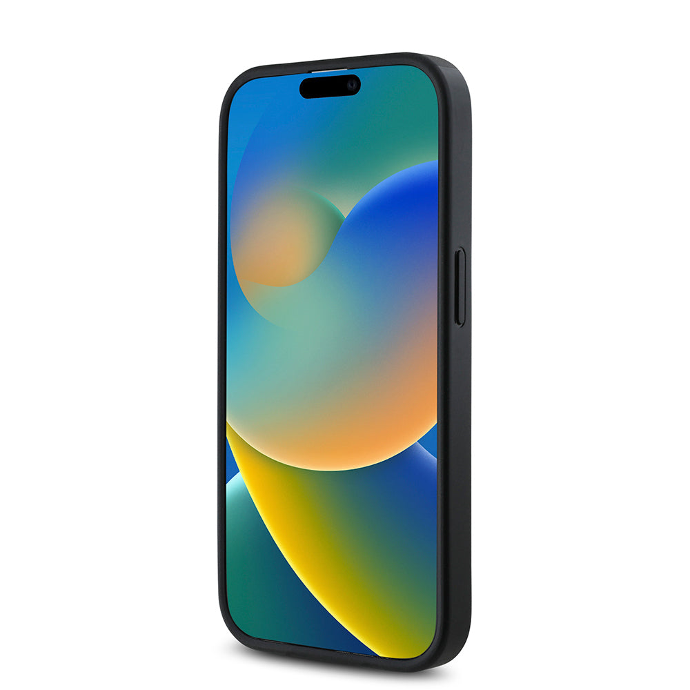 Guess iPhone 14 Pro Orjinal Lisanslı M-safe Şarj Özellikli Gül Baskılı 4G Desenli Yazı Logolu Kılıf