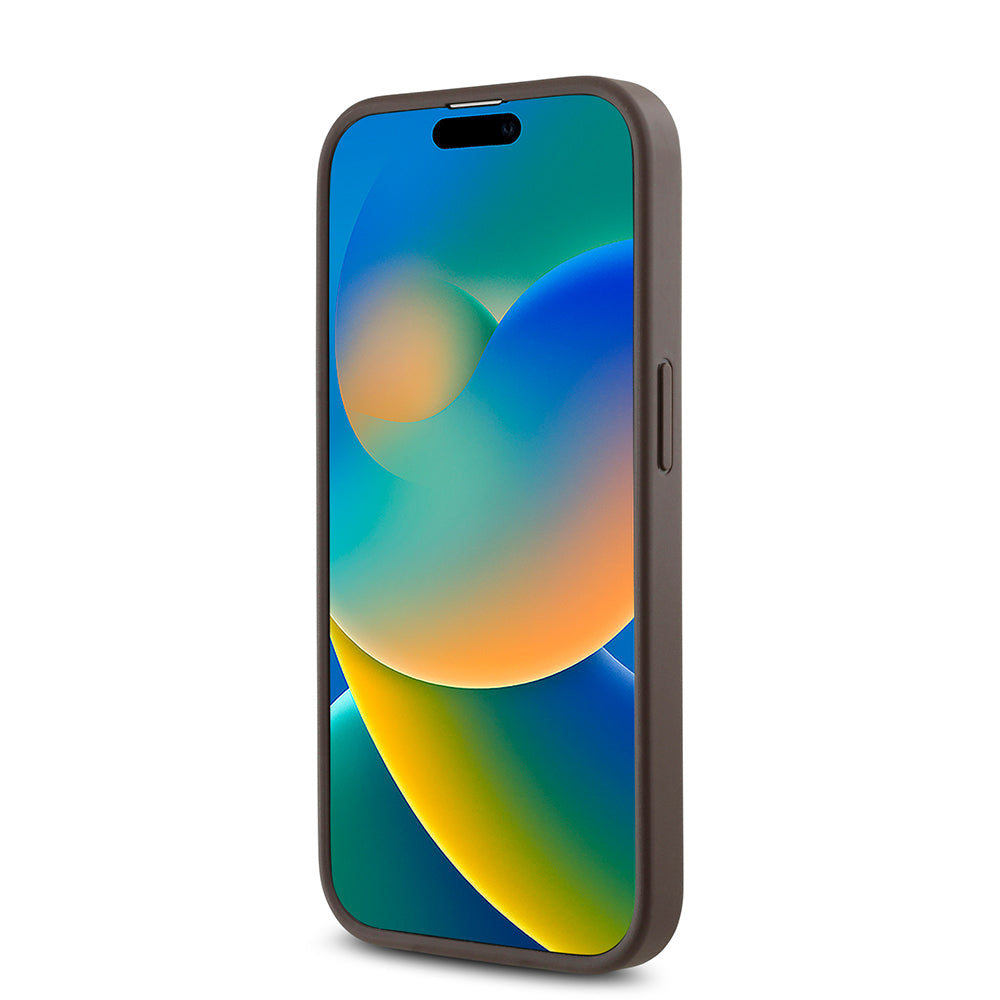 Guess iPhone 14 Pro Orjinal Lisanslı M-safe Şarj Özellikli Gül Baskılı 4G Desenli Yazı Logolu Kılıf