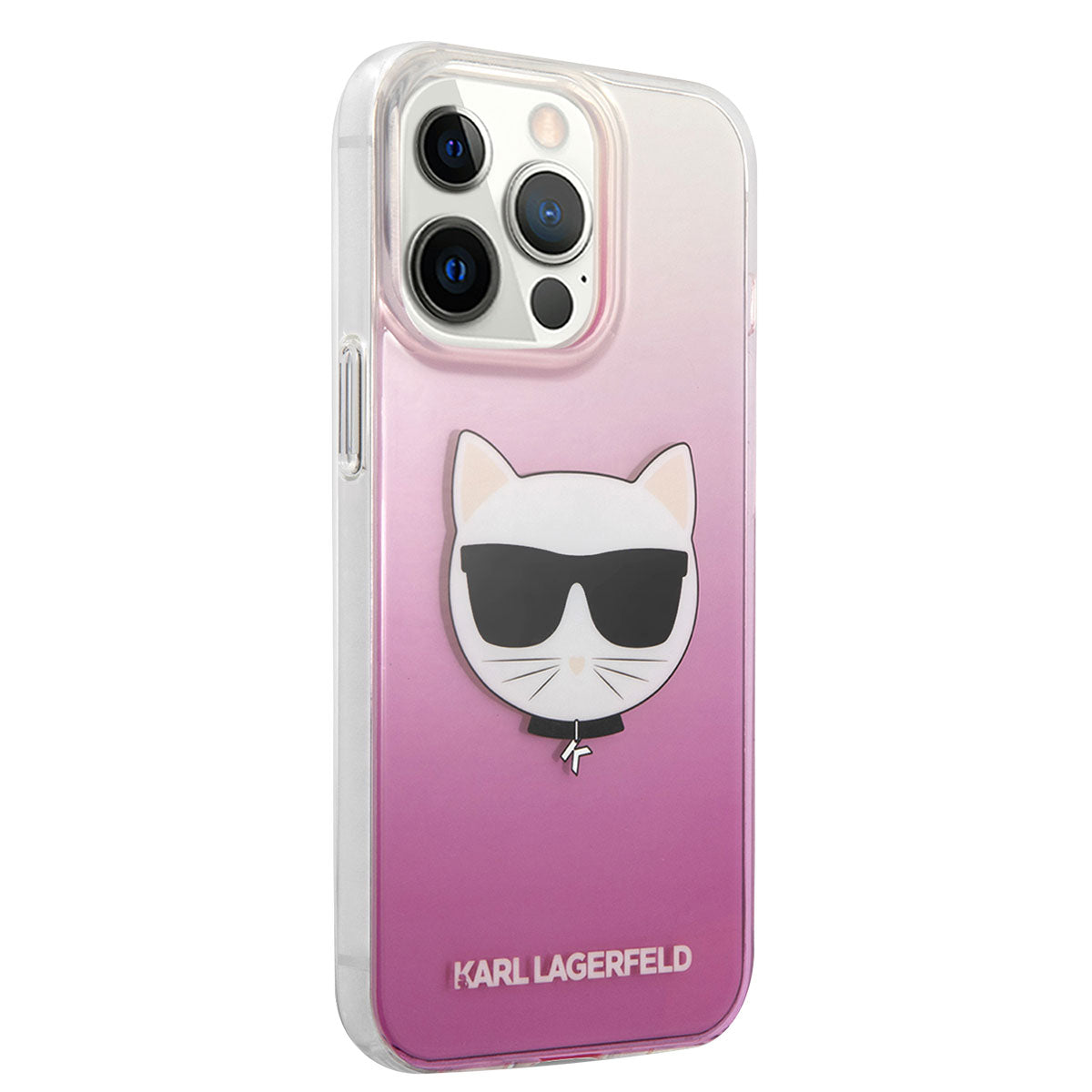 Karl Lagerfeld iPhone 14 Pro Sert TPU Choupette Dizayn Telefon Kılıfı