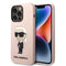 Karl Lagerfeld iPhone 14 Pro Silikon Karl Dizayn Telefon Kılıfı