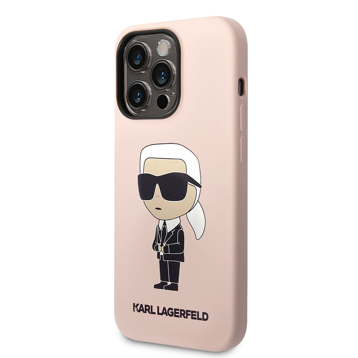 Karl Lagerfeld iPhone 14 Pro Silikon Karl Dizayn Telefon Kılıfı