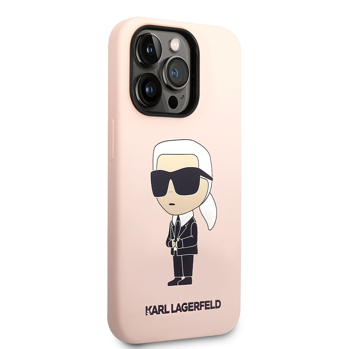 Karl Lagerfeld iPhone 14 Pro Silikon Karl Dizayn Telefon Kılıfı