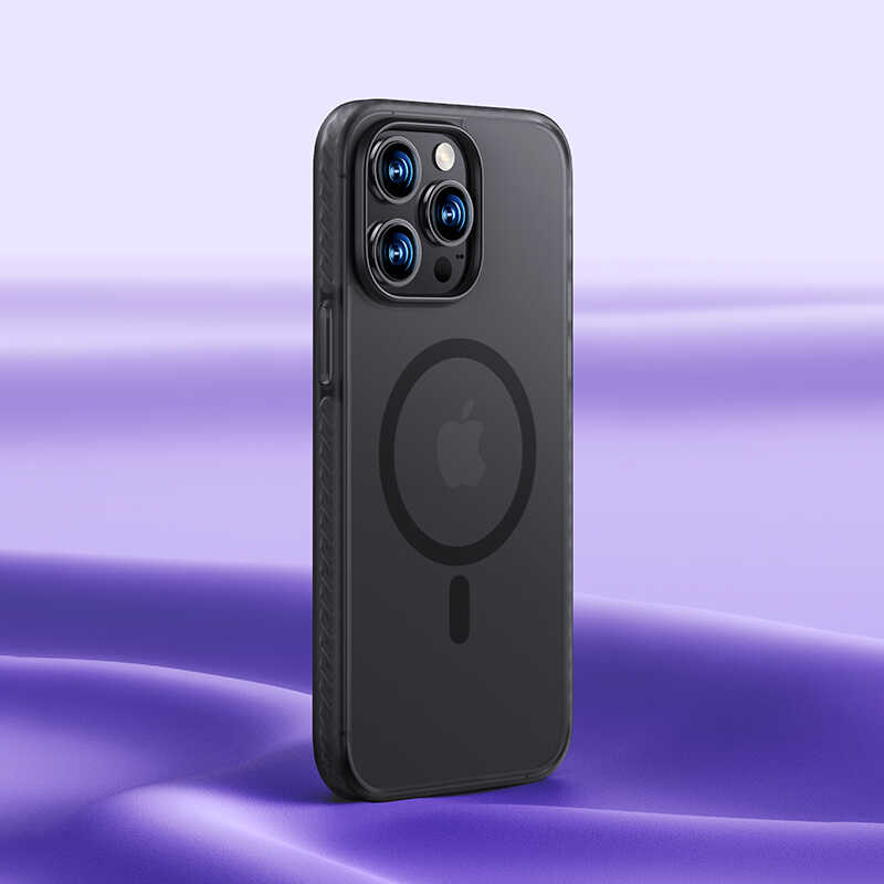 Benks Icesand iPhone 14 Pro Kılıf Kenarları Silikon Airbagli Mat Arka Yüzey Telefon Kılıfı - 6