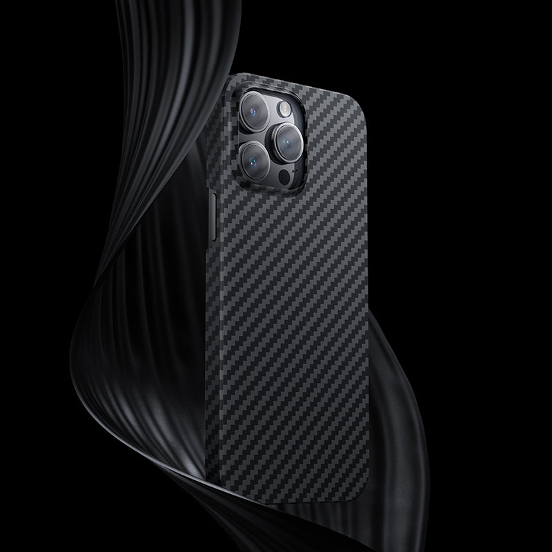 Benks Essential Kevlar iPhone 14 Pro Kılıf M-safe Özellikli Karbon Fiber Telefon Kılıfı - 2