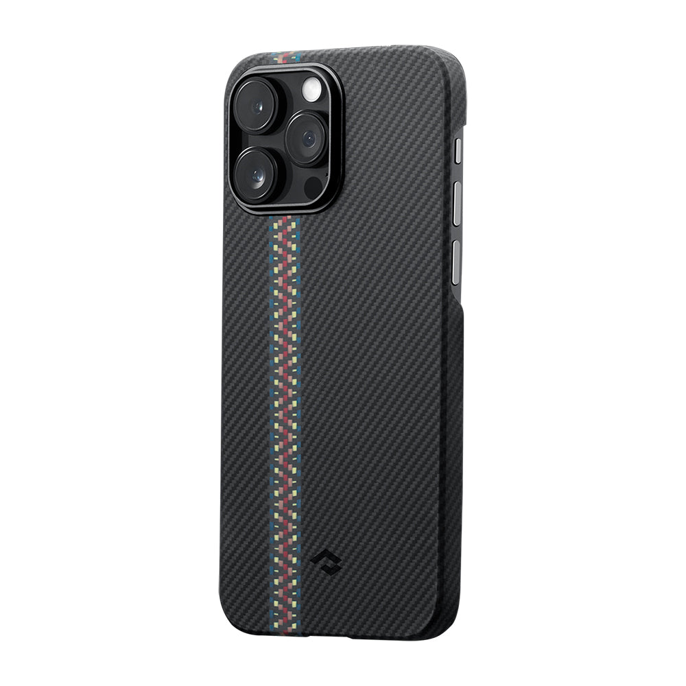 Pitaka Tactile Woven Orchestra Serisi iPhone 14 Pro M-safe Şarj Özellikli 600D Aramid Fiber Rhapsody Kılıf