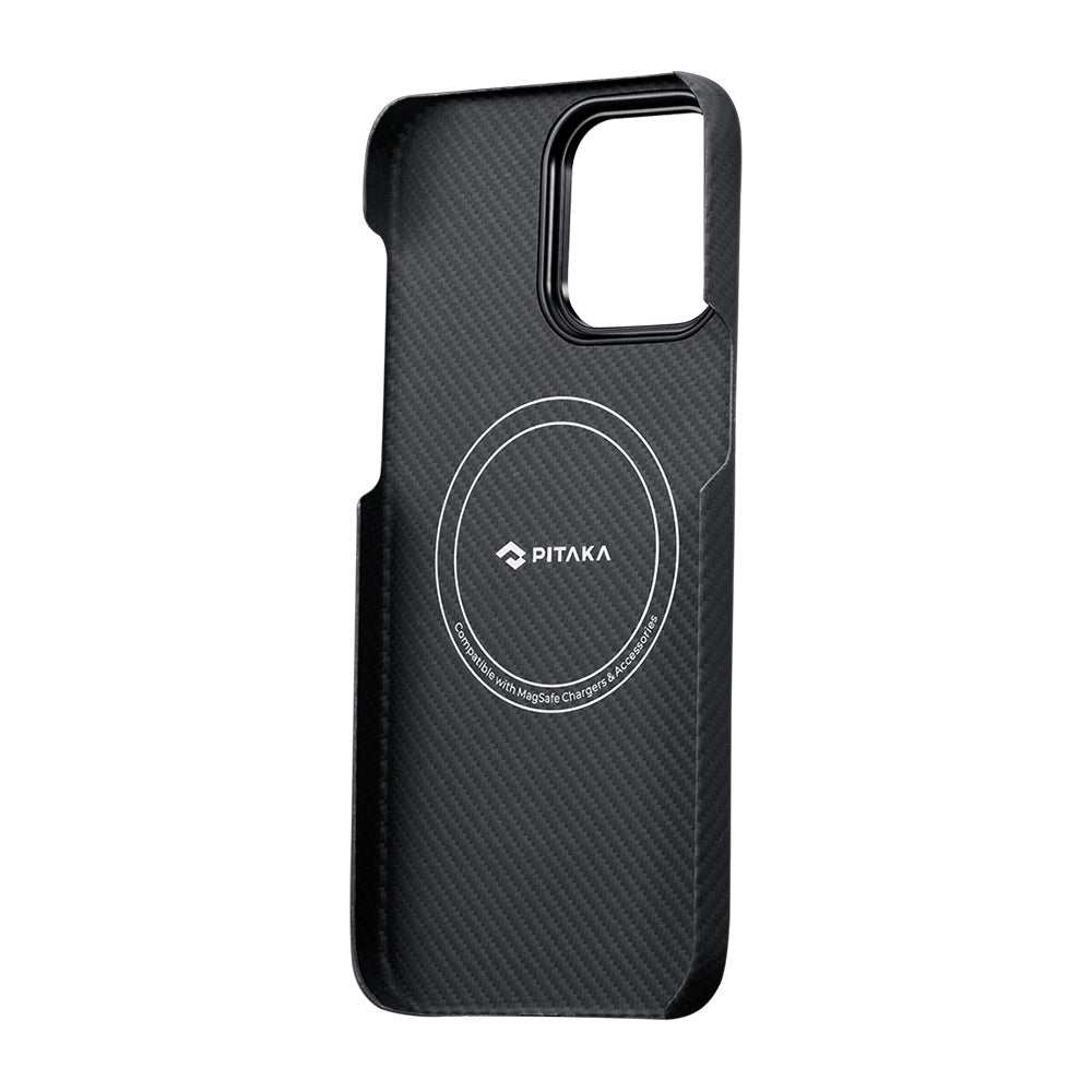 Pitaka Tactile Woven Orchestra Serisi iPhone 14 Pro M-safe Şarj Özellikli 600D Aramid Fiber Rhapsody Kılıf