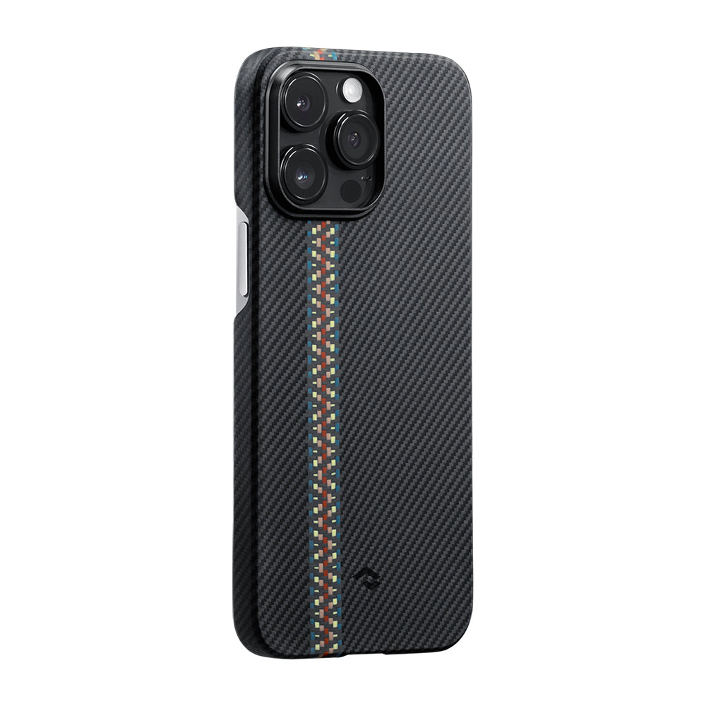 Pitaka Tactile Woven Orchestra Serisi iPhone 14 Pro M-safe Şarj Özellikli 600D Aramid Fiber Rhapsody Kılıf
