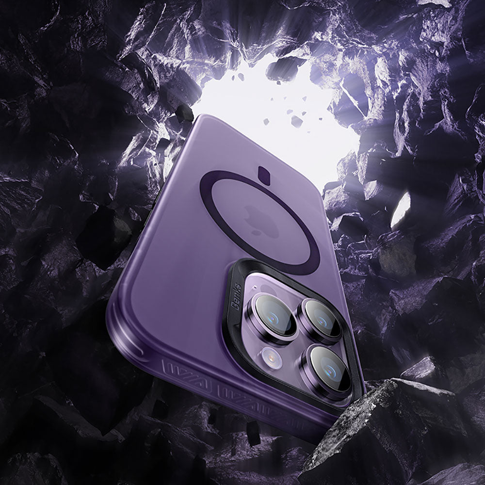 Benks Lucid Armor iPhone 14 Pro M-safe Şarj Özellikli Telefon Kılıfı