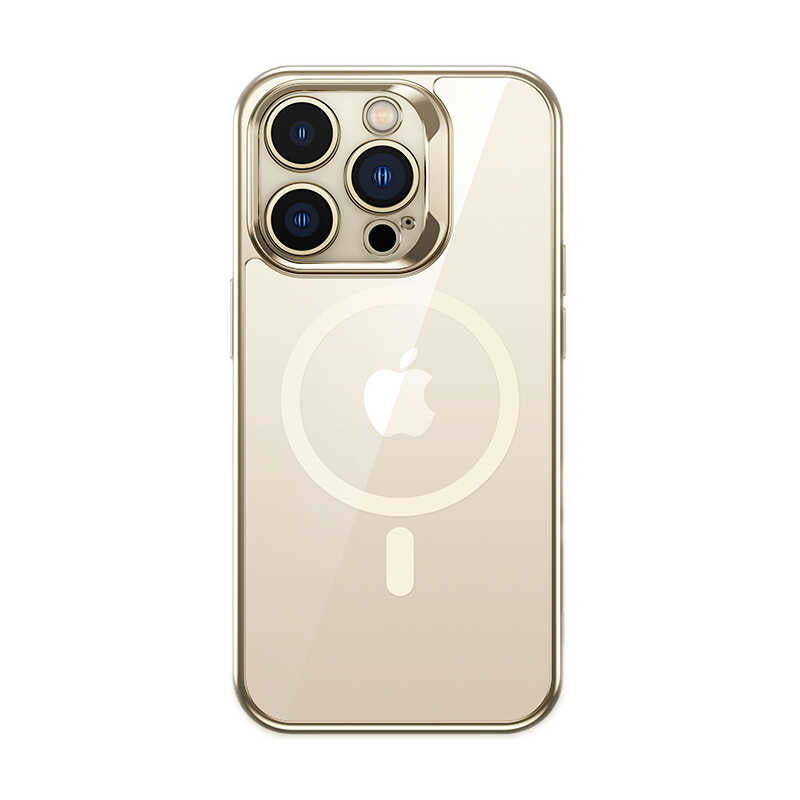 iPhone 14 Pro Kılıf M-safe Şarj Özellikli Cam Yüzey Ekran Koruyuculu Benks Electroplated Kılıf - 1