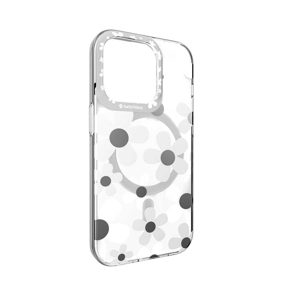 Switcheasy Artist-M Fleur iPhone 14 Pro M-safe Şarj Özellikli Çift IMD Baskılı Lisanslı Kılıf