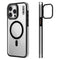 Youngkit Crystal Grid iPhone 14 Pro Magsafe Şarj Özellikli Sararma Önleyici Telefon Kılıfı