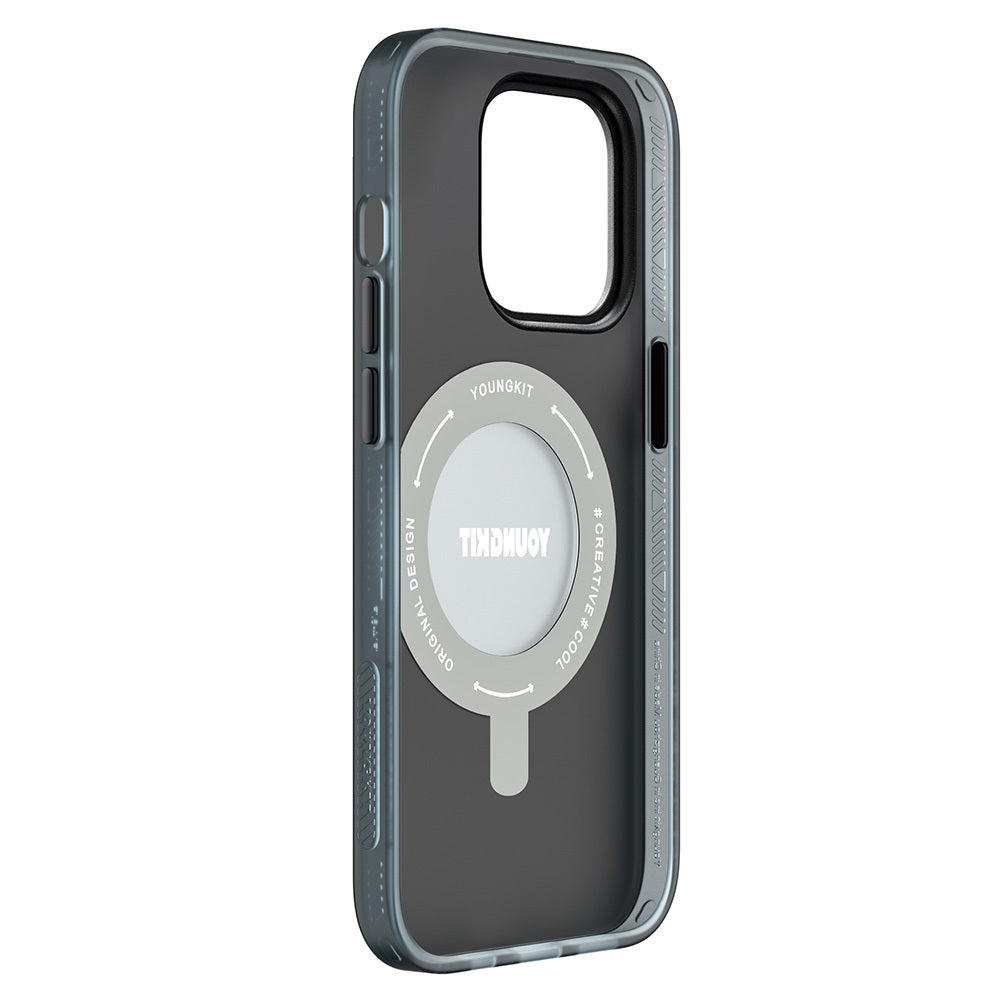 Youngkit 360° Standlı Technology Serisi iPhone 14 Pro Kılıf M-safe Şarj Özellikli Kılıf