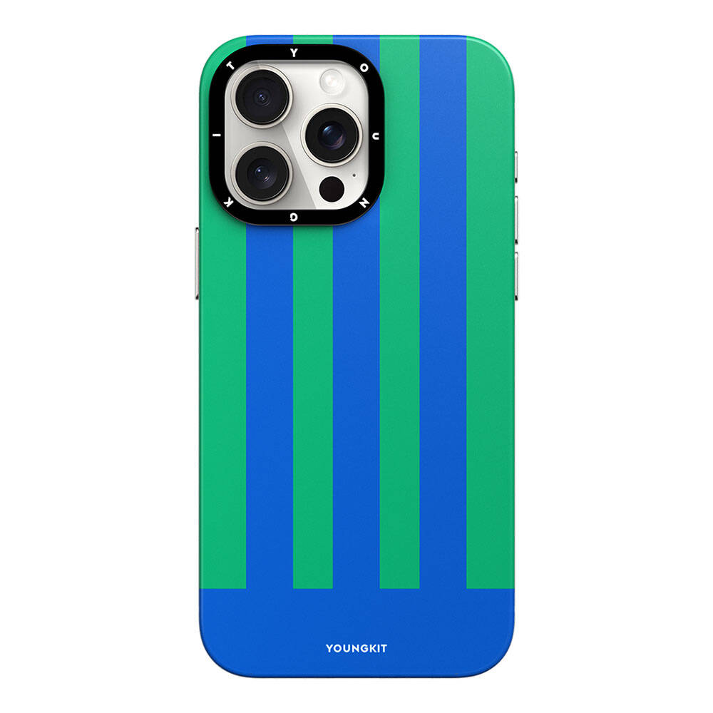 Youngkit Striped Piano Keys Serisi iPhone 14 Pro M-safe Şarj Özellikli Kılıf