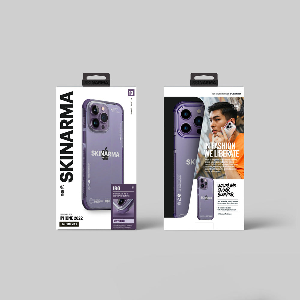 SkinArma iPhone 14 Pro Şeffaf Airbag Tasarımlı Iro Telefon Kılıfı