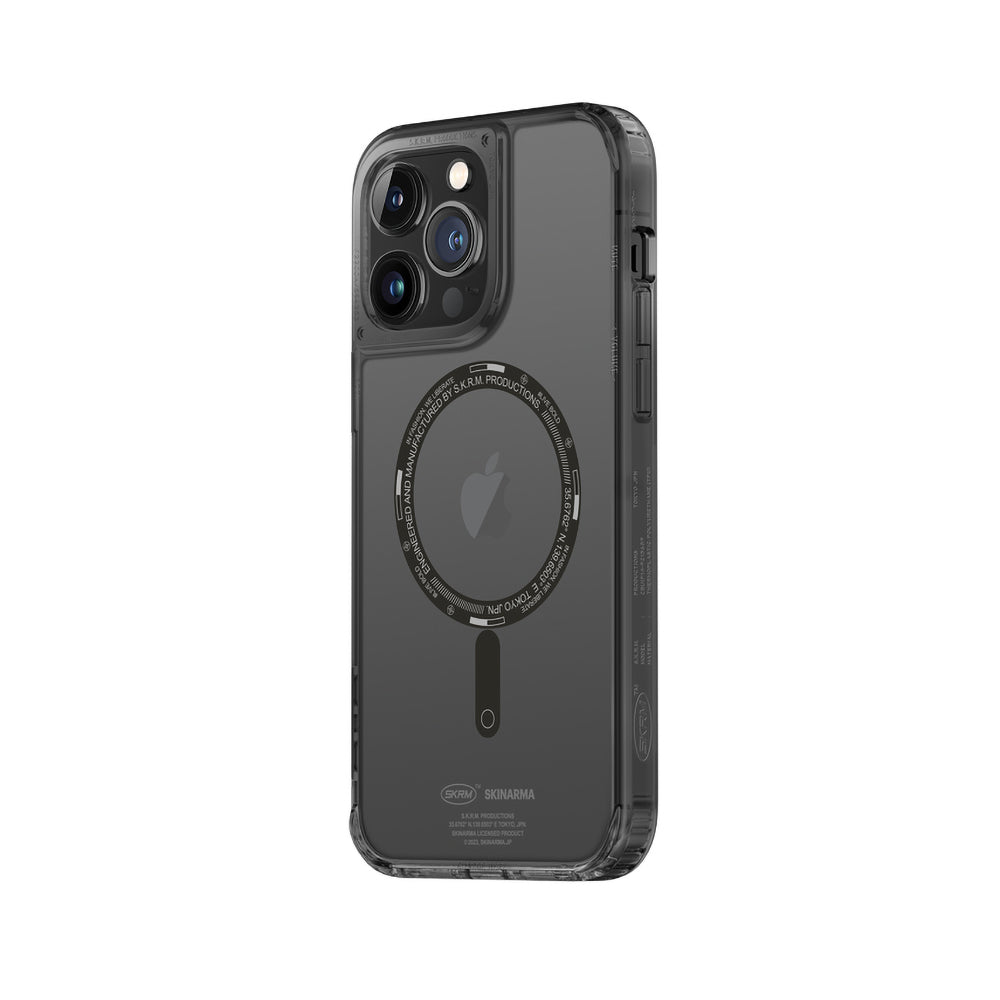 SkinArma iPhone 14 Pro Şeffaf Airbag Tasarımlı M-safe Şarj Özellikli Saido Telefon Kılıfı