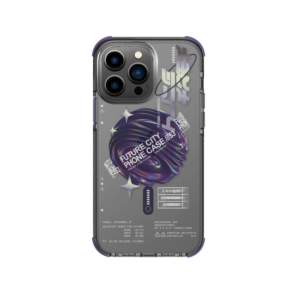 SkinArma iPhone 14 Pro Şeffaf Airbag Tasarımlı M-safe Şarj Özellikli Shorai Telefon Kılıfı