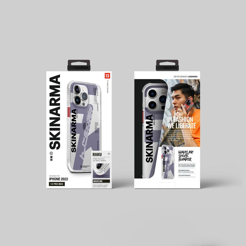 SkinArma iPhone 14 Pro Şeffaf Airbag Tasarımlı Raku Telefon Kılıfı