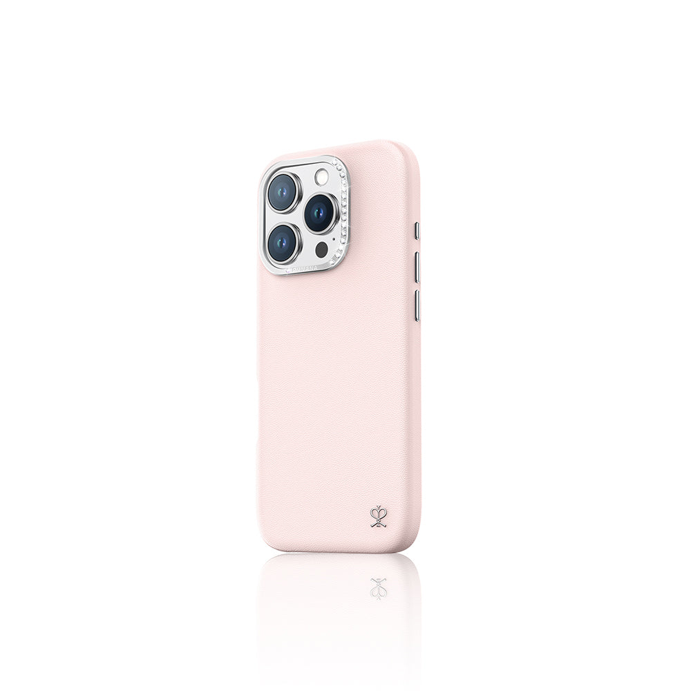 Pynana Starry Serisi iPhone 14 Pro Suni Deri Tasarımlı Telefon Kılıfı