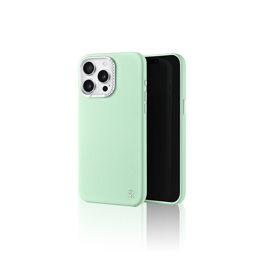 Pynana Starry Serisi iPhone 14 Pro Suni Deri Tasarımlı Telefon Kılıfı