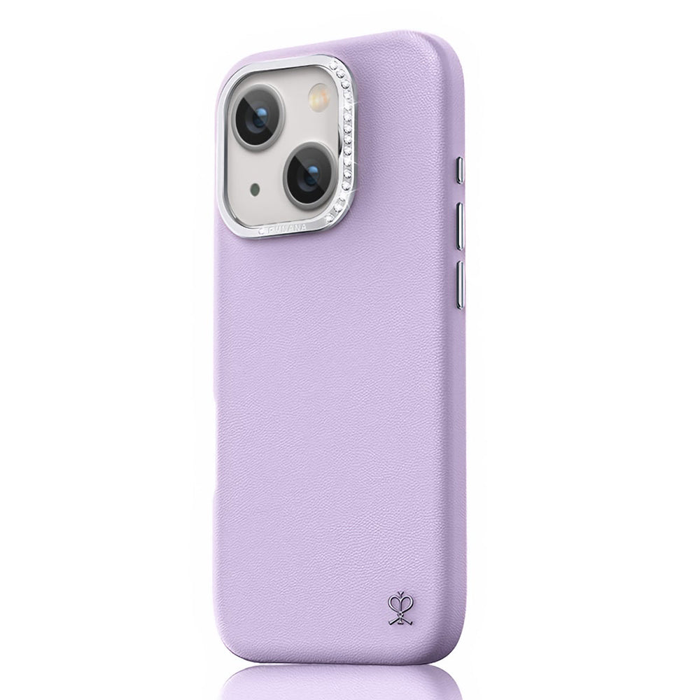 Pynana Starry Serisi iPhone 14 Pro Suni Deri Tasarımlı Telefon Kılıfı
