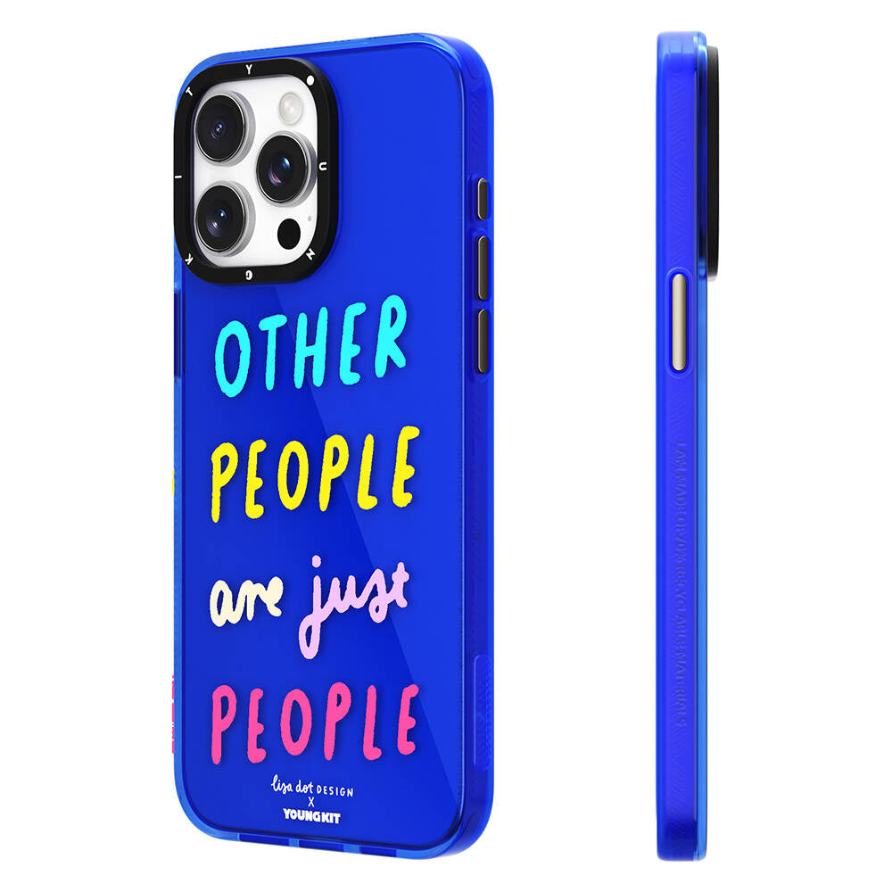 Youngkit Mindfulness Serisi iPhone 14 Pro Yazı Desenli Telefon Kılıfı - 1